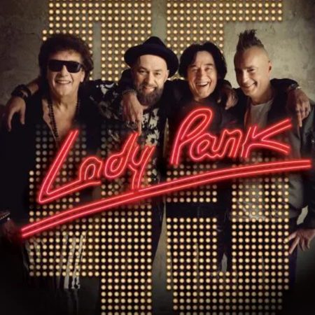 Plakat zapraszający na koncert zespołu Lady Pank - 45 lat 2026.
