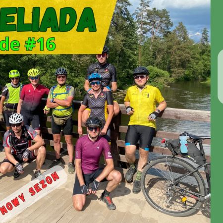 Plakat zapraszający w sobotę 11 kwietnia 2026 r. do Nowego Miasta Lubawskiego na Rajd Graveliada 16 CoffeeRide Nowe Miasto Lubawskie 2026. 