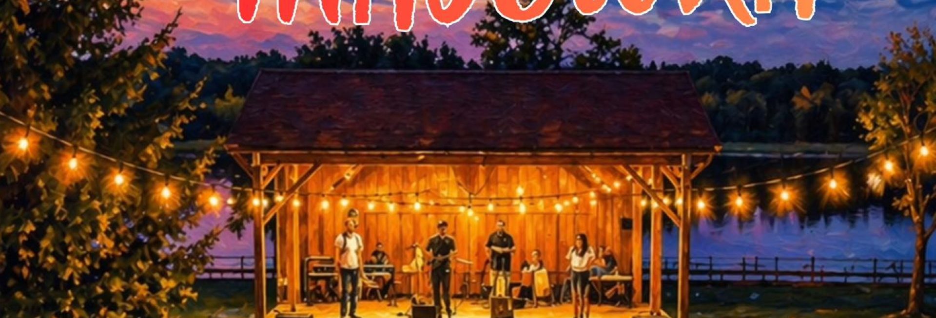 Plakat zapraszający w dniach 1-3 maja 2026 r. do Olsztynka na Olsztynecką Majówkę w Olsztynku 2026. 