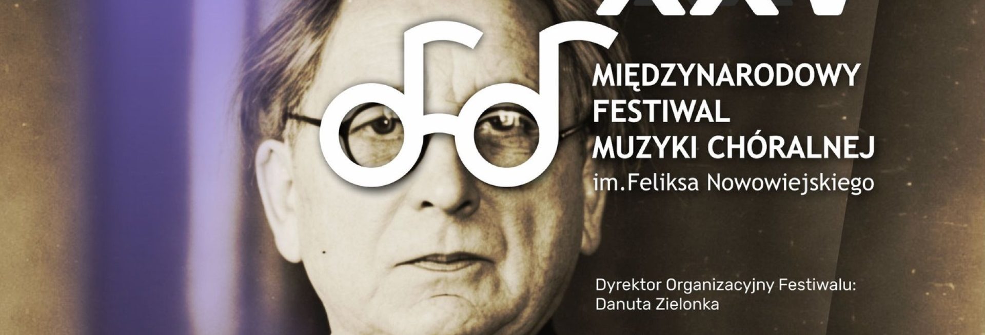 Plakat zapraszający w dniach 28-30 maja 2026 r. do Barczewa na 25. edycję Międzynarodowego Festiwalu Muzyki Chóralnej Barczewo 2026.