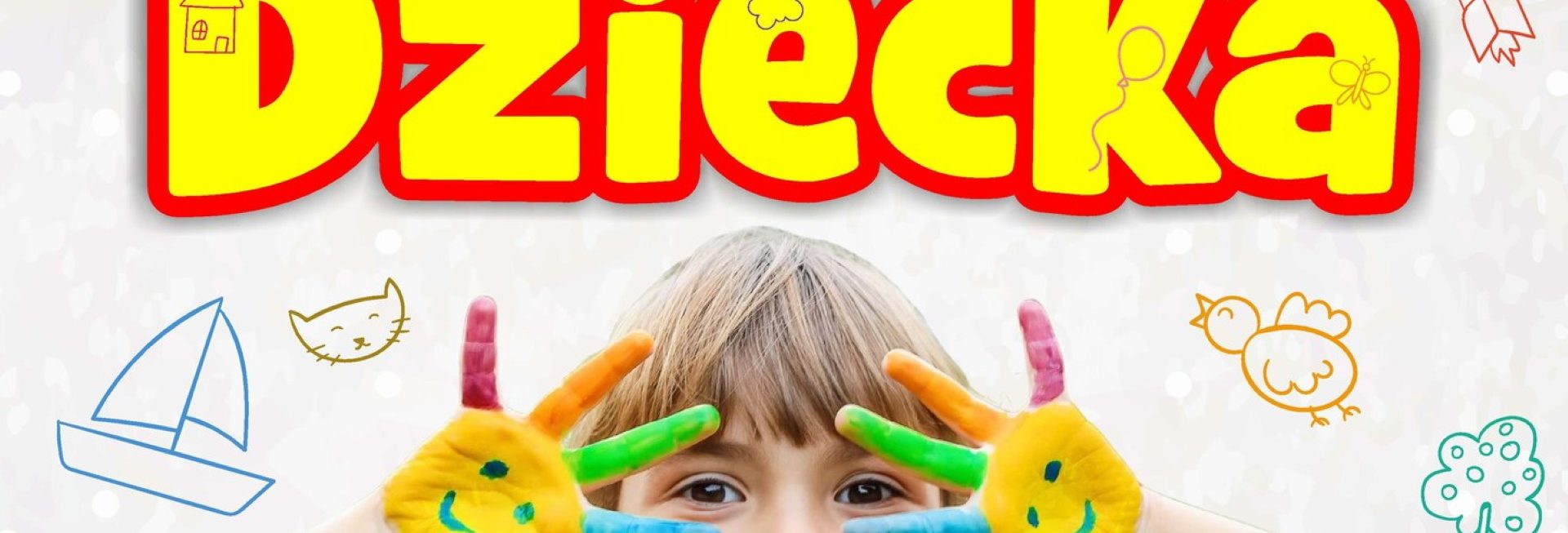 Plakat zapraszający w sobotę 30 maja 2026 r. do Działdowa na Dzień Dziecka Działdowo 2026. 