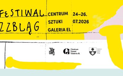 Plakat zapraszający w dniach 24-26 lipca do Elbląga na 12. edycję Festiwalu Jazzbląg Elbląg 2026. 