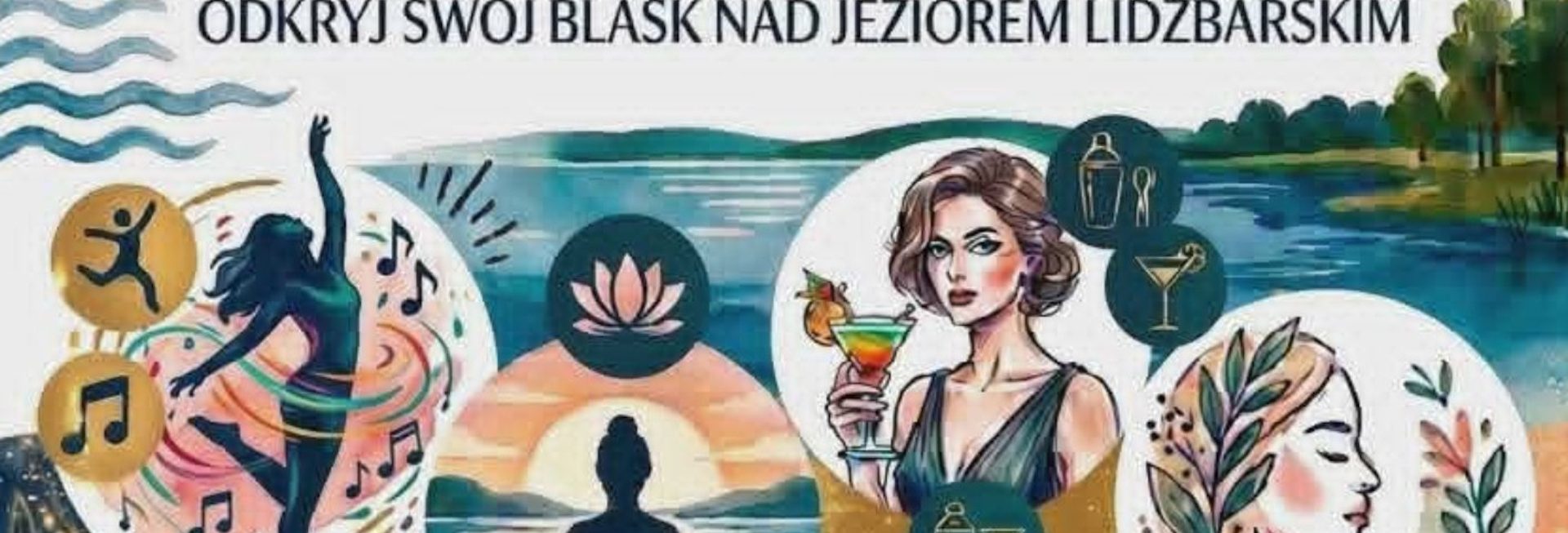 Plakat zapraszający w sobotę 16 maja 2026 r. do Lidzbarka na Festyn "SIŁA JEST KOBIETĄ!" Lidzbark 2026.  