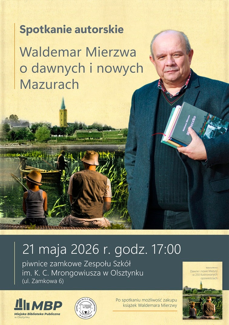 Plakat zapraszający w czwartek 21 maja 2026 r. do O