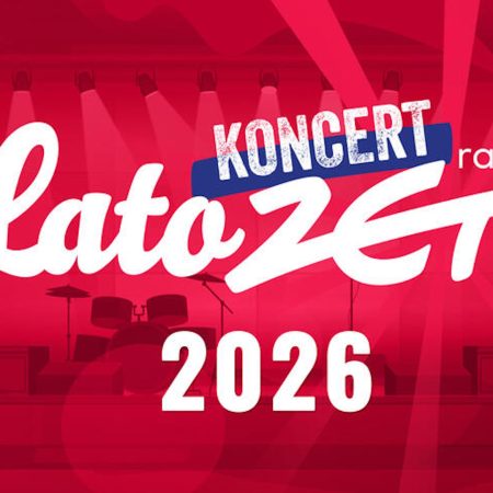 Plakat zapraszający w sobotę 22 sierpnia 2026 r. do Ełku na koncert na plaży - Lato z Radiem ZET Ełk 2026