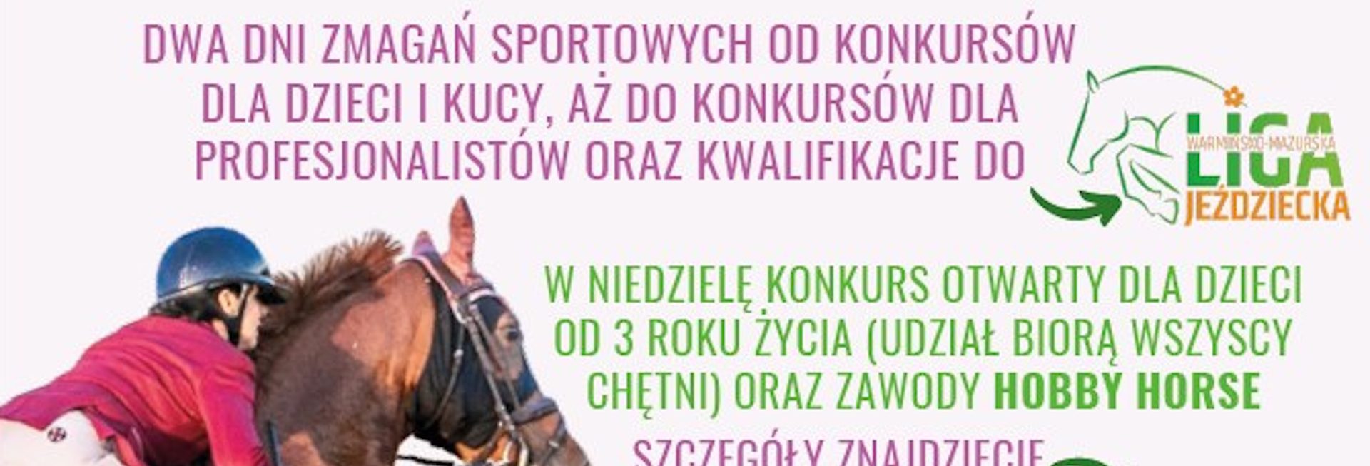 Plakat zapraszający w dniach 23-24 maja 2026 r. do miejscowości Tynwałd w gminie Iława na Regionalne Zawody w Skokach przez Przeszkody Tynwałd 2026. 