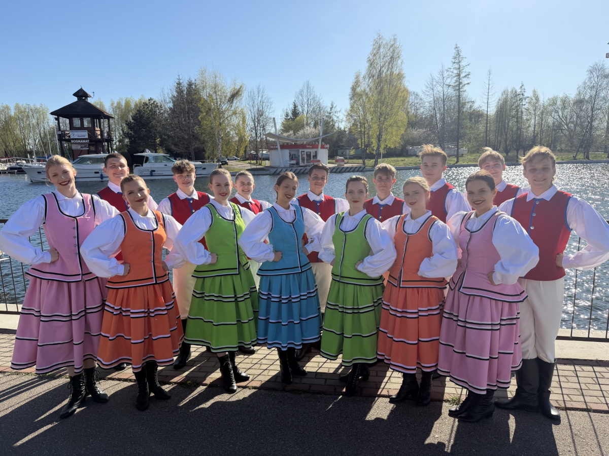 Zdjęcie zapraszające do Węgorzewa na Węgorzewski Dzień Folkloru Węgorzewo.  