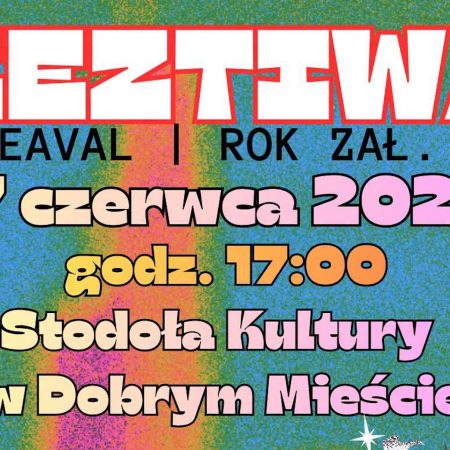 Plakat zapraszający w sobotę 27 czerwca 2026 r. na Jazzteaval Dobre Miasto 2026. 