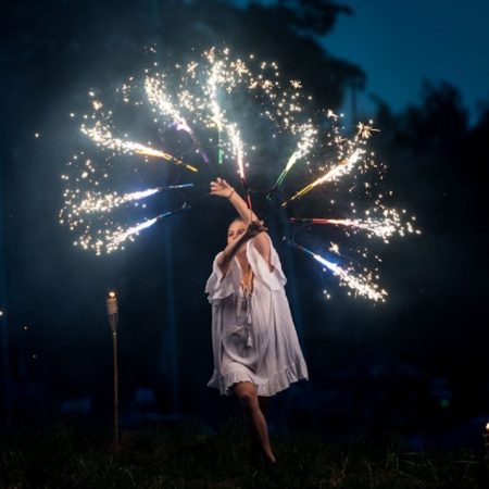 Zdjęcie zapraszające w sobotę 20 czerwca 2026 r. do Giżycka na Noc Świętojańską Giżycko 2026.  