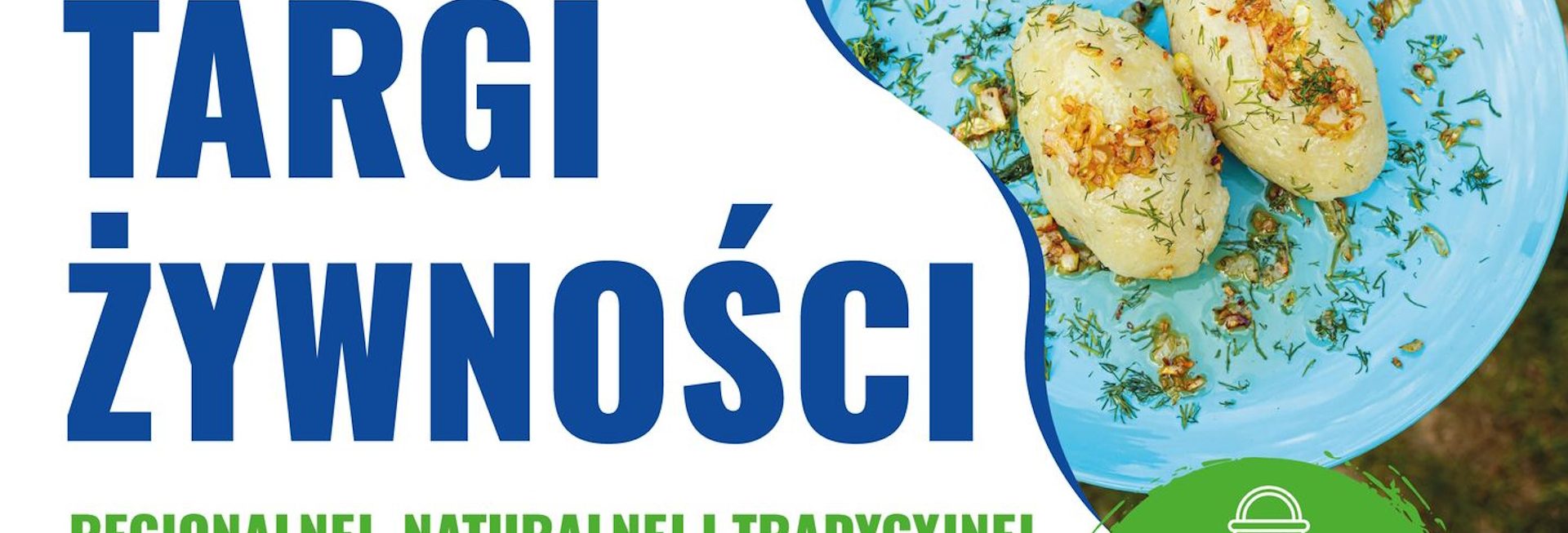 Plakat zapraszający w dniach 13-14 czerwca 2026 r. do Olsztyna na Targi Żywności Regionalnej, Naturalnej i Tradycyjnej Olsztyn 2026. 