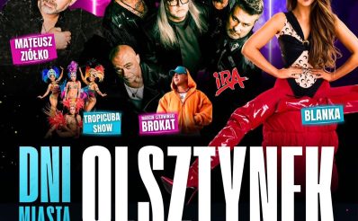 Plakat zapraszający w dniach 26-28 czerwca 2026 r. do Olsztynka na Dni Olsztynka 2026. 