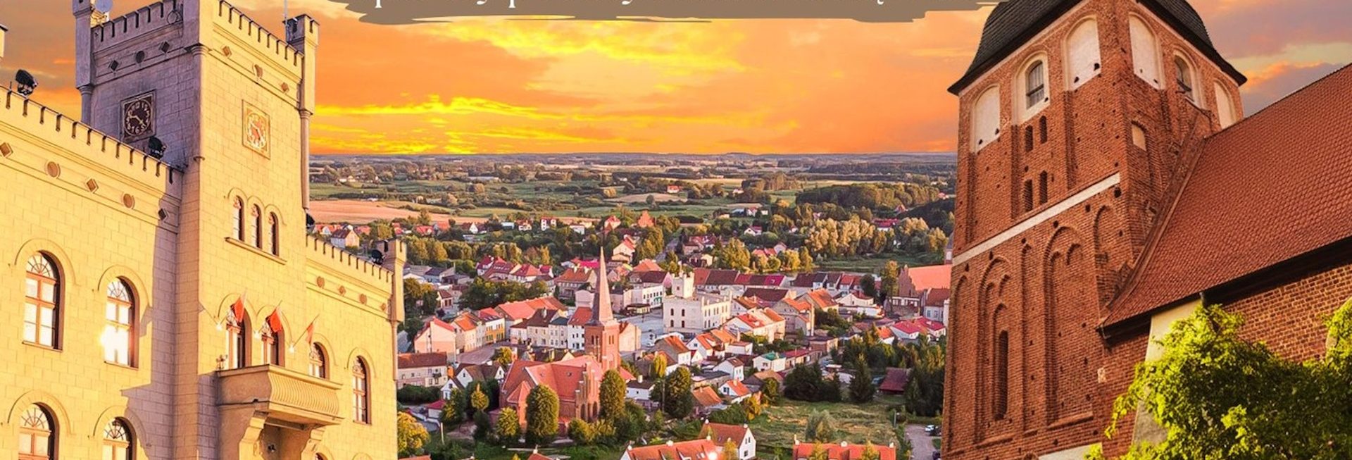 Plakat zapraszający w każdą niedzielę od 28 czerwca do 30 sierpnia 2026 r. do Pasymia na Niedzielę z Przewodnikiem "Spacery po Pasymiu z historią w tle" Pasym 2026. 
