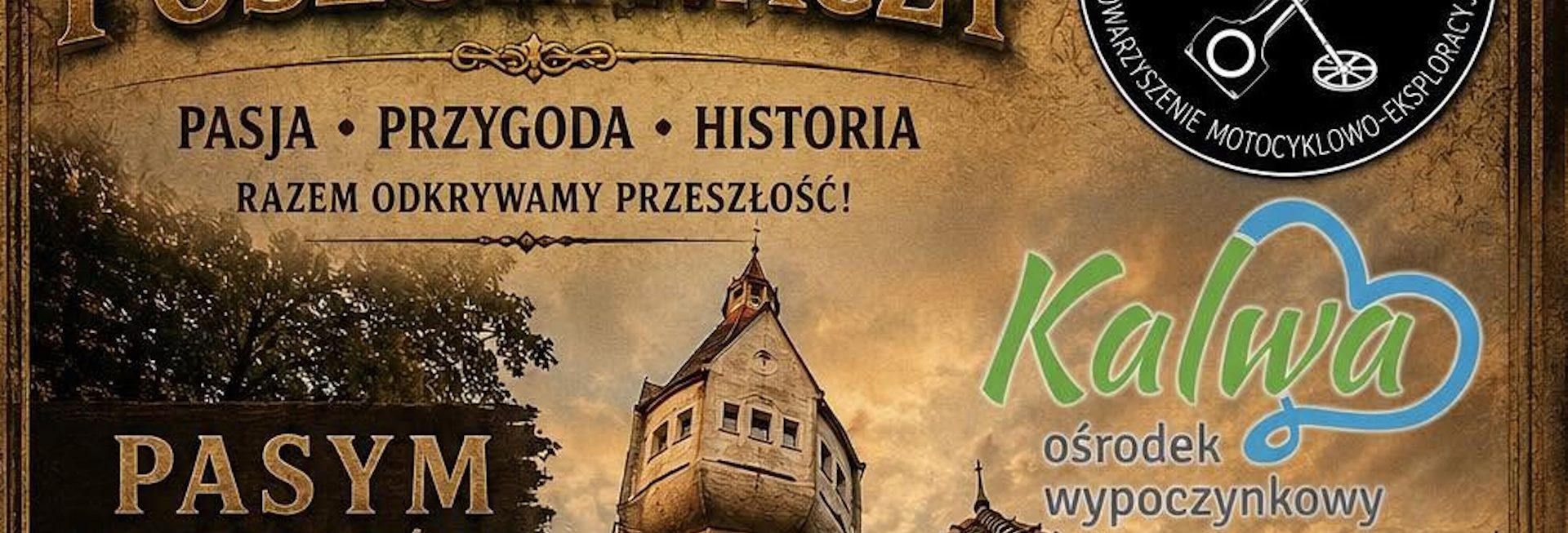 Plakat zapraszający w dniach 11-13 września 2026 r. do Pasymia na Zlot Poszukiwaczy Pasym 2026. 
