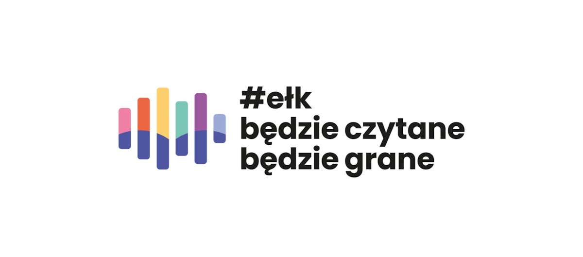 Plakat zapraszający w dniach 24-26 lipca 2026 r. do Ełku na coroczną imprezę Ełcki Festiwal Literatury i Muzyki "Ełk będzie czytane, będzie grane" Ełk 2026.  