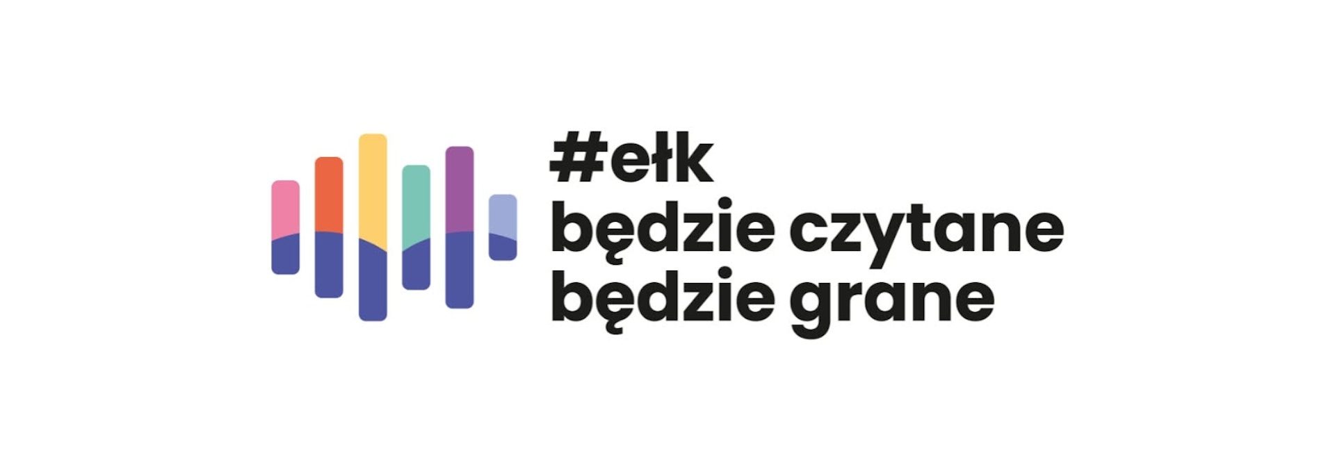 Plakat zapraszający w dniach 24-26 lipca 2026 r. do Ełku na coroczną imprezę Ełcki Festiwal Literatury i Muzyki "Ełk będzie czytane, będzie grane" Ełk 2026.  