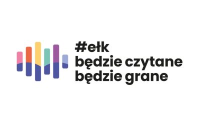 Plakat zapraszający w dniach 24-26 lipca 2026 r. do Ełku na coroczną imprezę Ełcki Festiwal Literatury i Muzyki "Ełk będzie czytane, będzie grane" Ełk 2026.  