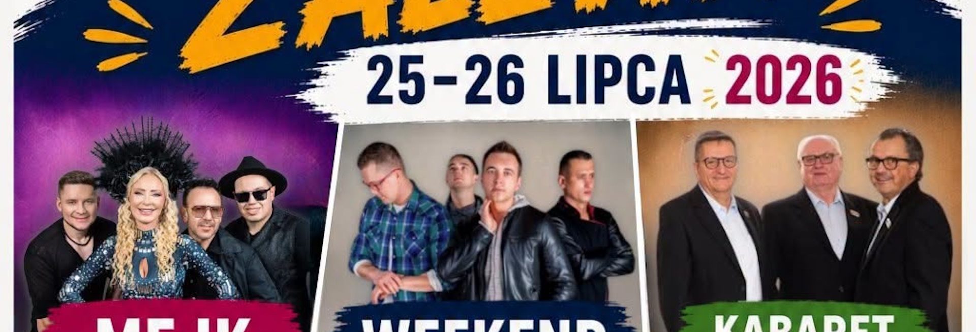 Plakat zapraszający w dniach 25-26 lipca 2026 r. do Zalewa na Dni Zalewa 2026.