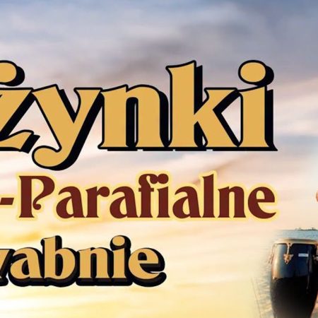 Plakat zapraszający w sobotę 15 sierpnia 2026 r. do Jedwabna na Dożynki Gminno-Parafialne Jedwabno 2026. 