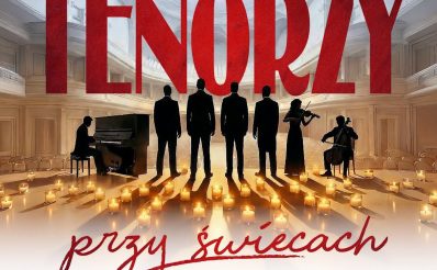 Plakat zapraszający na koncert "Tenorzy przy Świecach" - wyjątkowy wieczór pełen muzyki i emocji! 