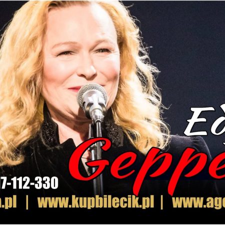 Plakat zapraszający w sobotę 26 września 2026 r. do Elbląga na koncert Edyty Geppert Elbląg 2026.