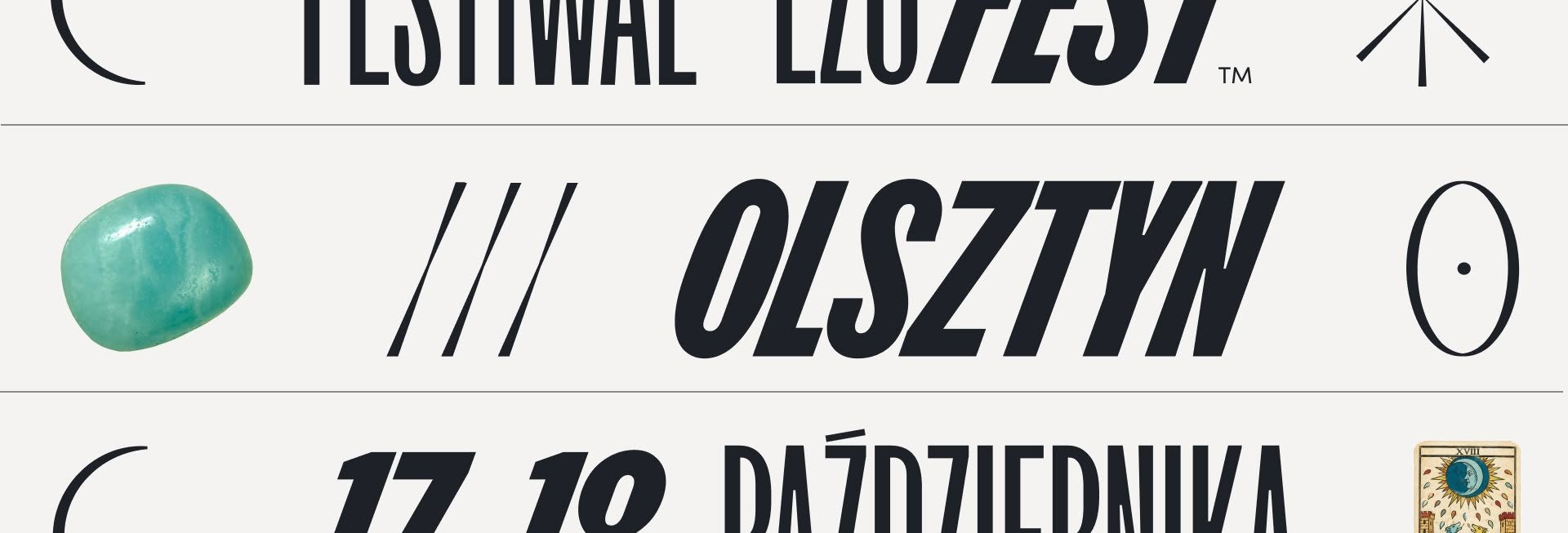 Plakat zapraszający w dniach 17-18 października 2026 r. do Olsztyna na Festiwal Ezoteryki i Rozwoju Osobistego Hala Urania Olsztyn 2026. 