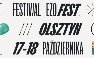 Plakat zapraszający w dniach 17-18 października 2026 r. do Olsztyna na Festiwal Ezoteryki i Rozwoju Osobistego Hala Urania Olsztyn 2026. 