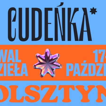 Plakat zapraszający w dniach 17-18 października 2026 r. do Olsztyna na Festiwal Rękodzieła „Cudeńka” Hala Urania Olsztyn 2026.