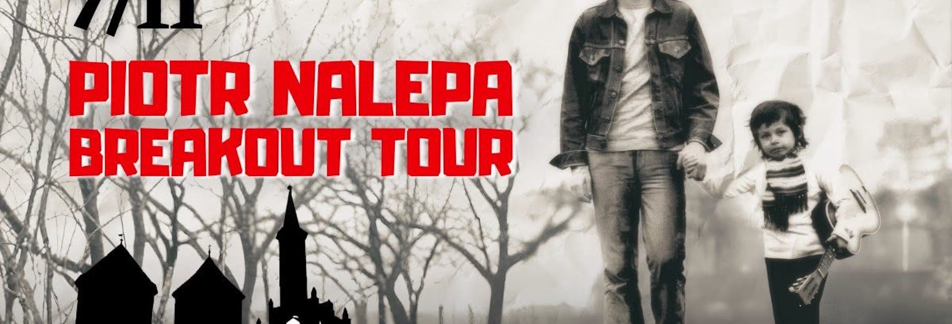 Plakat zapraszający w sobotę 7 listopada 2026 r. do Reszla na koncert Piotra Nalepy Breakout Tour Zamek Reszel 2026. 