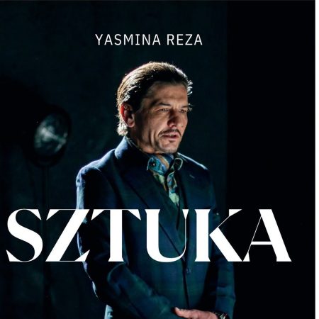 Plakat zapraszający w sobotę 10 października 2026 r. do Sztynortu na spektakl teatralny „SZTUKA” Teatru im. Stefana Jaracza - Memuak Sztynort 2026.